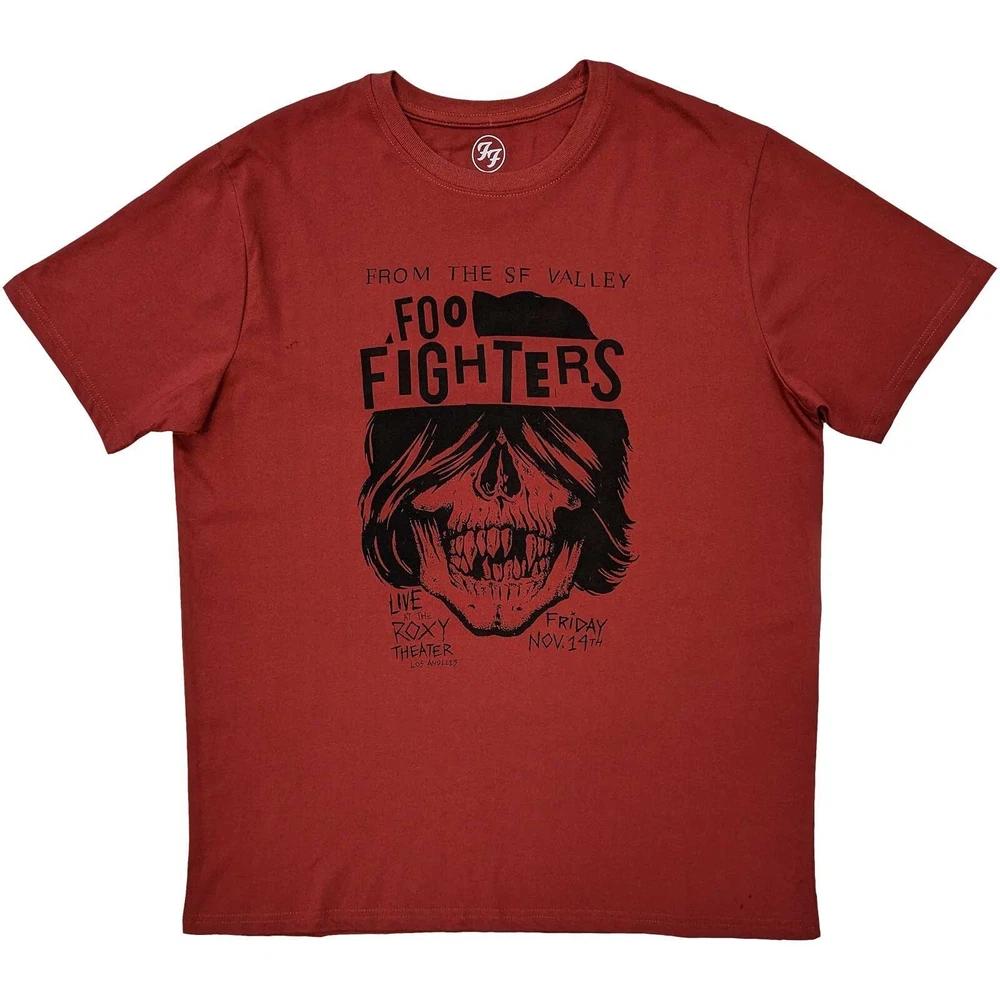 Foo Fighters Sf Valley Red Unisex Tshirt Band Merch New M