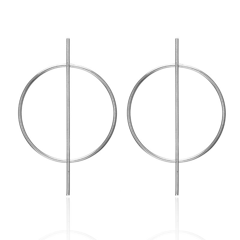 Statement Earrings For Women Geometric Metal Female Dangle Earrings Trendy Jewelry Accessories
