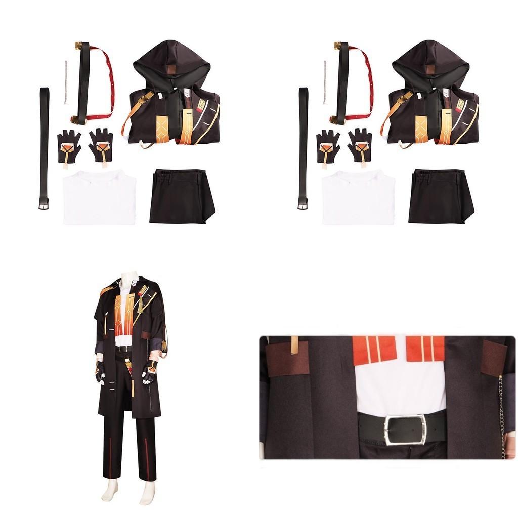 High Quality Polyester Fabric Cosmic Railway Male Protagonist Cosplay Outfit