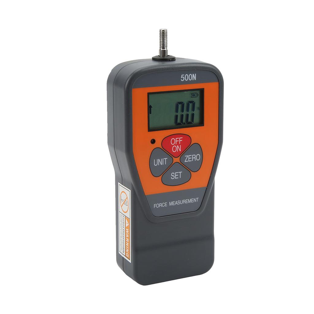 RuoShui 500N Digital Force Gauge with LCD Backlight Screen Portable Handheld Dynamometer