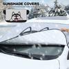 Car Sunscreen Heat-insulating Sunshade Curtain Car Sunshade Front Windshield Cover of Car Window Frost-proof Cloth Snow