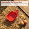 Automatic Poultry Drinking Bowls Square Enlarged Thicken Drinking Bowl for Cat Dog Chicken Duck Thread chicken feeder