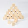 10pcs Natural Wooden Cube Unfinished Blank Handmade Material Kids Toy Wooden Square Block