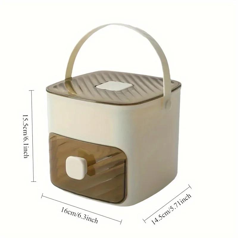 

48-ячеечная ручная форма для льда с прессовым типом (Не требуется питание) Двухслойный дизайн, незаменимый кухонный инструмент для холодильников белый