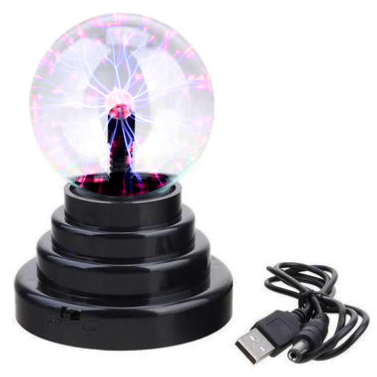 

ENN LLC Плазменный шар Научная игрушка Thunderball Magic Ball Движущийся свет USB