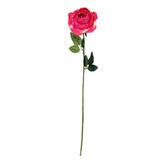 Artificial Roses Long-lasting Faux Silk Flowers Realistic Fake Roses with Flexible Stems for Vase Flower Arrangements Home Wedding Decor