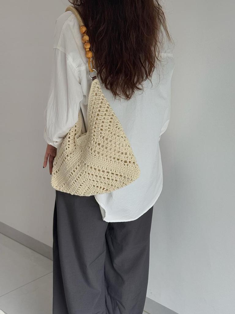 2026 Women's Large Capacity Retro Ethnic Straw Tote Bag