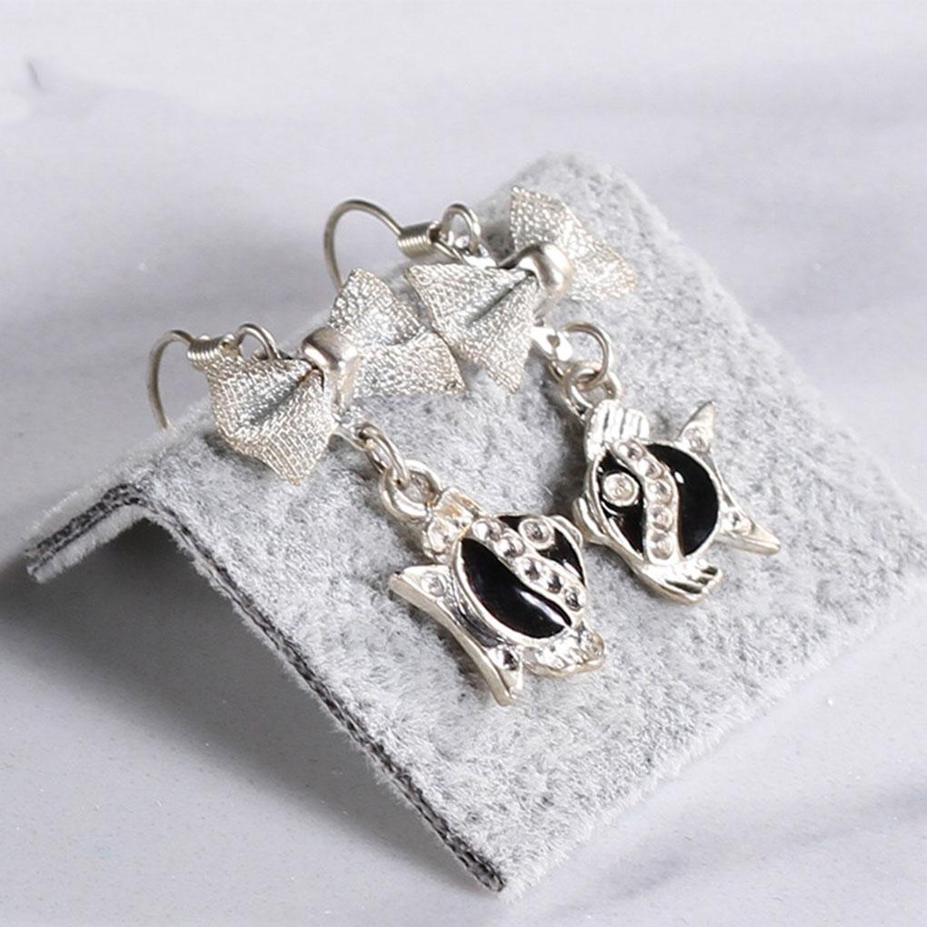 Velvet Bridge Display Jewelry Plate Storage Earrings Stud Board Pendant Bracelet Holder Creatively Organizer Props