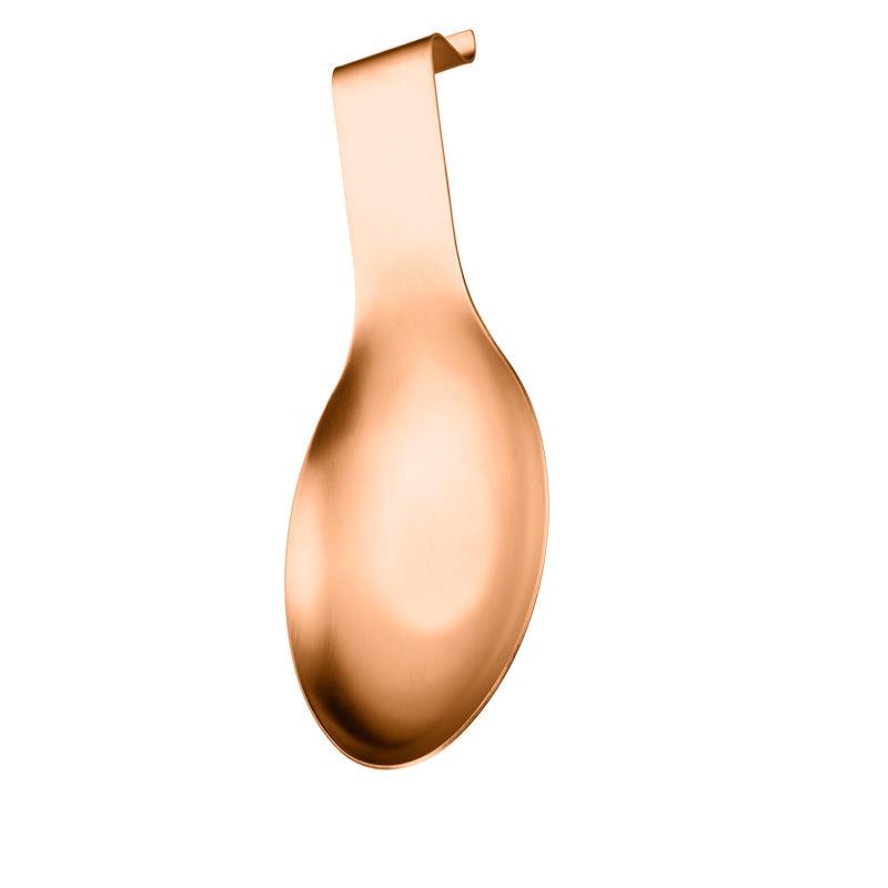 Fish Shape Stainless Steel Spoon Rest Thickened Cooking Spoon Buffet Clip Turner Tray Hotel Restaurant Kitchen Utensil Holder