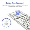 Faltbare kabellose Handy-Tastatur, ultraflache Touchpad-Bluetooth-Tastatur, wiederaufladbare Klapptastatur