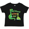 Inktastic My Nonna Loves Me Grandson Toddler Kids Boys T-Shirt Cute Boys Green Clothes Kid