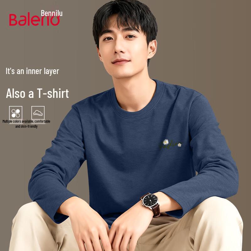 Baleno Men s Thermal Fleece Long Sleeve T-Shirt L