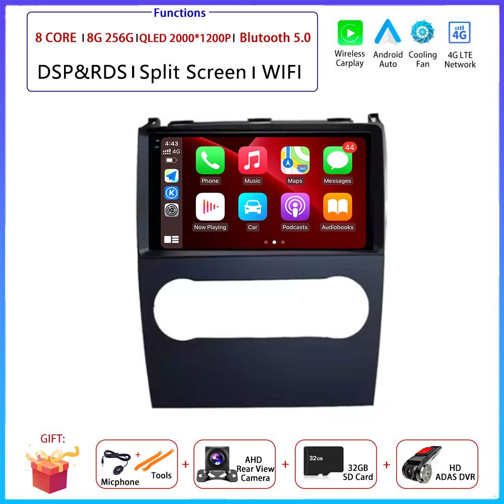 Android Carplay For Mercedes Benz B200 A B Class W169 A160 A180 A200 A220 2009-2012 Car Radio Navigation GPS Multimedia Video
