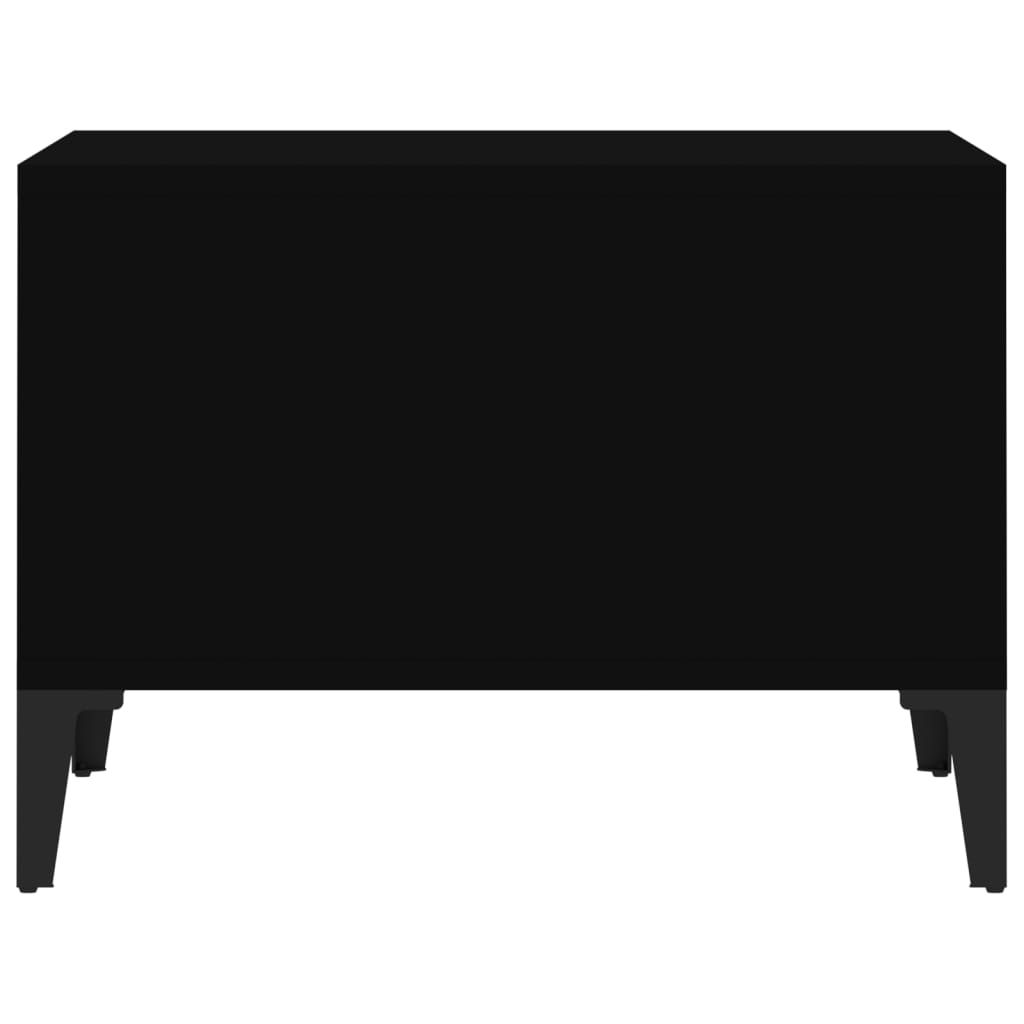 Coffee Table, Black, 60x50x36.5 Cm, Wood-based Material