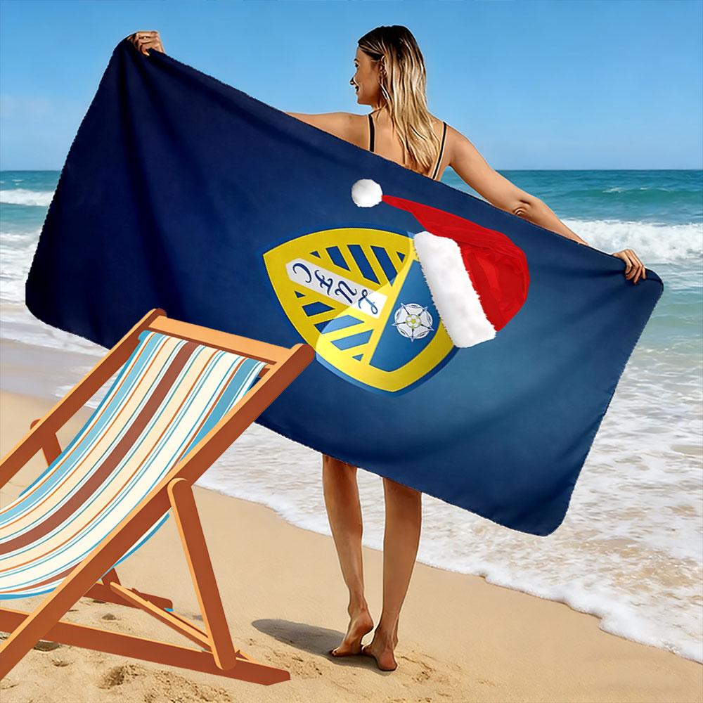 Festive crest radiating pride Print beach towel, quick drying, suitable for travel, outdoor sports, jogging, the beach and swimming, gift