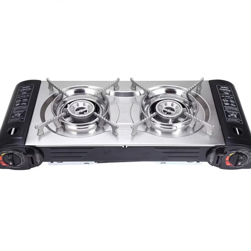 Zhi Shi Portable Double Burner Gas Cassette Stove