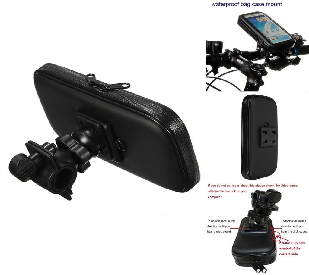 Bicycle Bike Phone Waterproof Bag Holder For Samsung Galaxy S7 Note5 Huawei