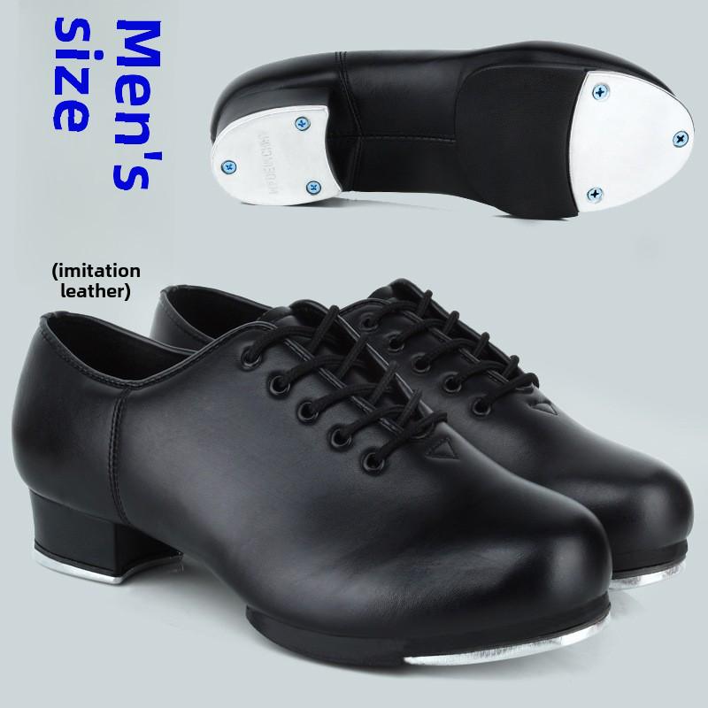 

Черные туфли для степа на мягкой подошве: Доступны в европейских, американских и американских размерах для мужчин, женщин и детей 42