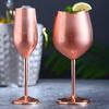 Gold Stainless Steel Restaurant Goblet Bar Tools Champagne Cup Wine Glass Barware Cocktail Glass