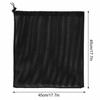 Sac filtrant pour pompe à eau 45×45 cm - maille industrielle noire avec cordon de serrage