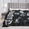 Rapper Tupac  Blanket Flannel 2pac Hip Hop Super Warm Throw Blanket for Outdoor Travel Bedroom Quilt
