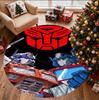 Transformers Pattern Round Rug, Indoor/Outdoor Mat, for Picnic, Gameroom, Bedroom, Office, Living Room, Home Decor Carpet, Birthday Gift