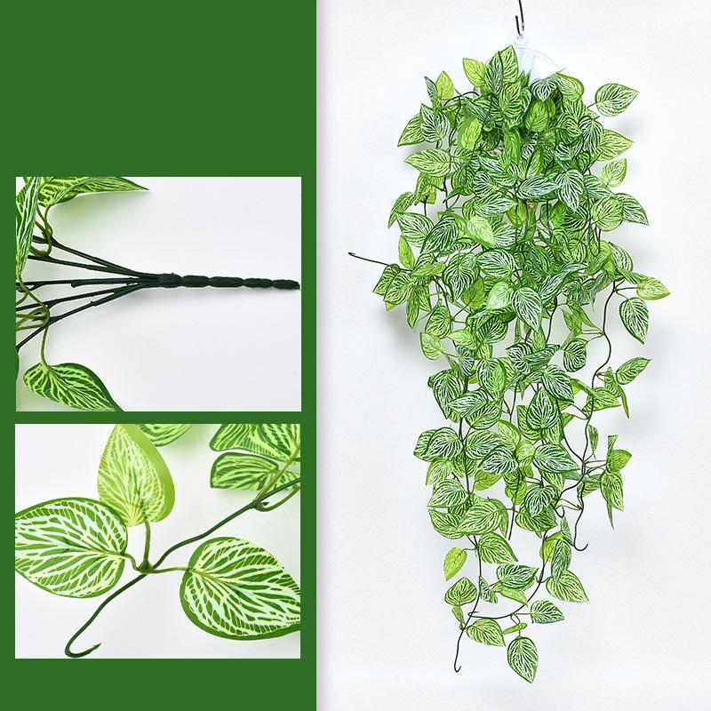 1PC Wand Hängen Pflanzen Künstliche Pflanzen Hängen Pflanzen Zweig Garten Hochzeit Decor