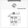 Stainless Steel Adjustable Torque Damping Hinge with Positioning Stop