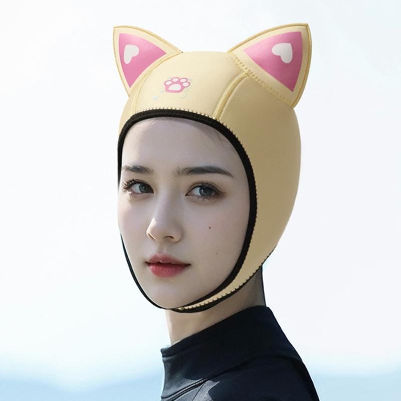 3mm Neoprene Wetsuit Hood Hat Diving Hat for Snorkeling Swimming