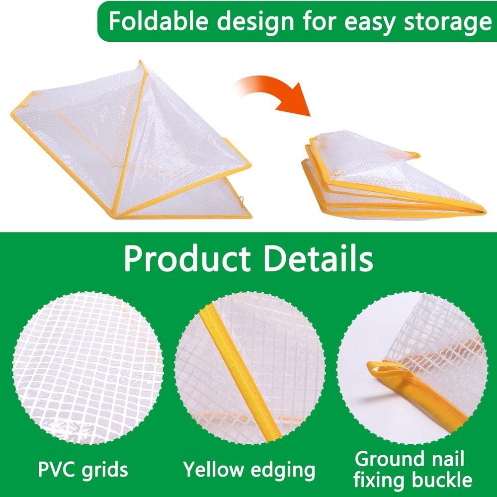 Row Accelerator Greenhouse Accelerator Cover Protect Plants Reusable Plant Protector Foldable Garden Plants Cover