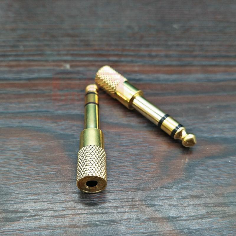 6,5mm Buchse Weiblich Zu 3,5mm Stecker Männlichen Stereo Audio Adapter Jack Converter Mikrofon