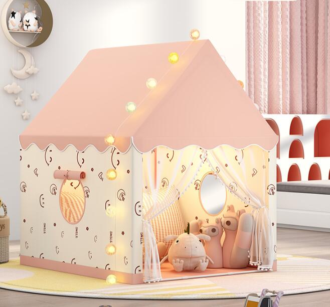 Kids Play Tent Princess Castle House Child Room Cartoon Indoor Outdoor Playhouse Folding Decor Tent Toy Christmas Gift Girls