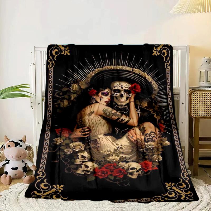 Day Of The Dead Celebration Blanket Flannel Blanket Throw Blanket Sofa Cover Blanket Soft Premium Blanket Picnic Blanket Tv Blanket Gifts
