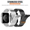 Stalowy Pasek do Apple Watch Ultra 3 49mm 44mm 45mm 46mm 42 40 41 38mm Magnetyczny Pasek do IWatch Series 11 10 9 8 7 6 SE