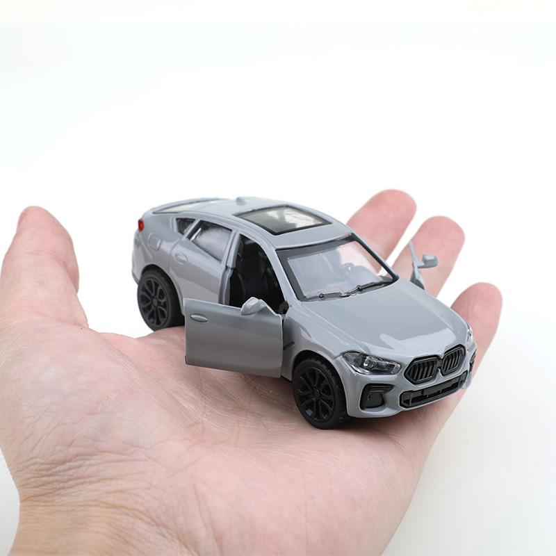 (Bagged) 1/43 scale replica X7 SUV children's toy car, die-cast metal, boy's toy, pocket pullback toy car