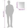 LED Bathroom Mirror 40x40 cm