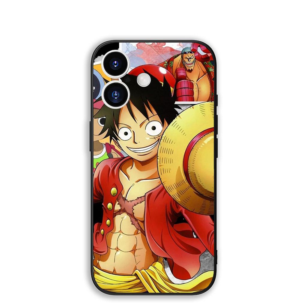 Cover for Apple iPhone 16 15 14 11 Pro Max 6 7 8 Plus + SE2 SE3 SE 2022 2020 8+ Phone Case Luffy One Pieces Zoro Sanji