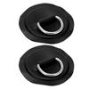 D Ring Pad Patch PVC Inflatable Boat Raft Dinghy Canoe Surfboard Kayak Tie Down FittingOrange
