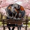 1PC Dragon Puzzle Umbrella-8-Rib Reinforced, Automatic Open, Lightweight & Durable, Cute Fashion Accessory for Outdoor-P53