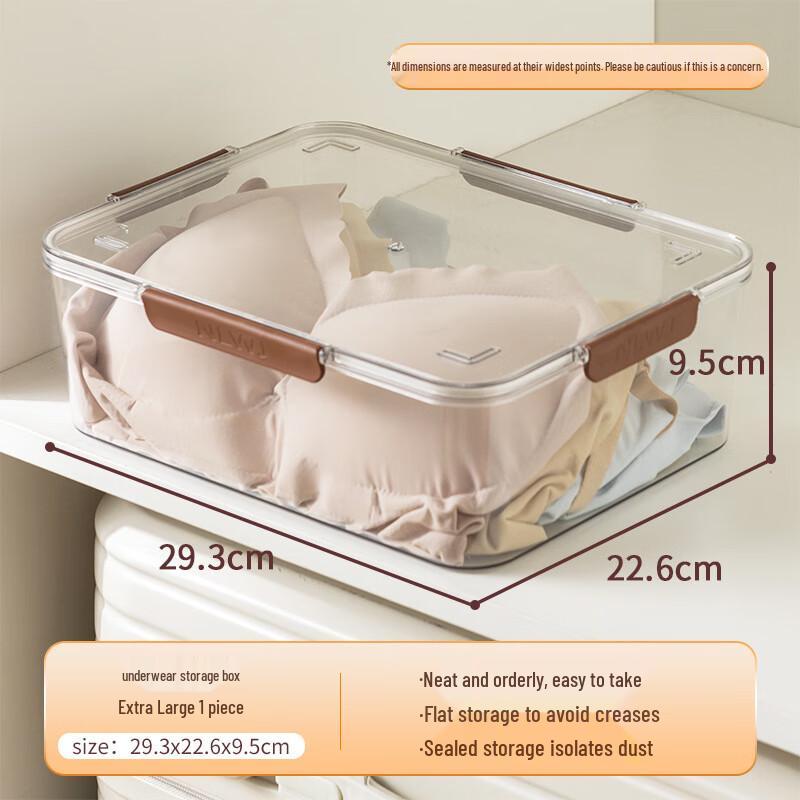 Miflame Transparent Home Storage Box