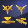 Τριόδος βαλβίδα σχήματος Υ ορείχαλκος τριπλή σύνδεση αερίου σωλήνας αερίου διακόπτης διανομής αερίου βαλβίδα φιάλης υγραερίου