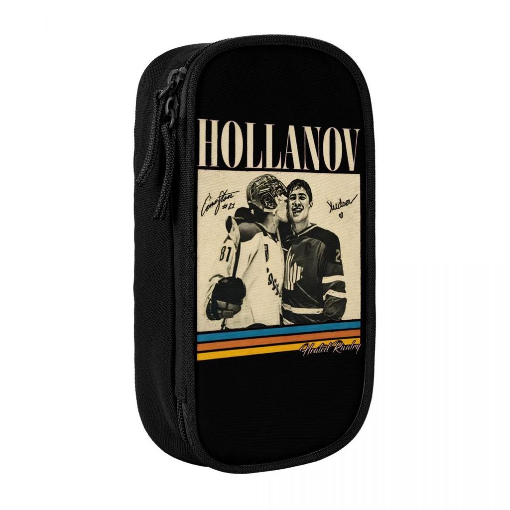 Vintage Shane Hollander & Ilya Rozanov Heated-Rivalry Pen Box Double Layer Large-capacity For School Pencil Bag Gift