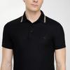 Burberry Men's Check Trim Cotton Polo Shirt