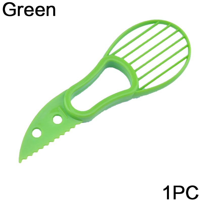 Avocado Slicer 3 In 1 Shea Corer Butter Fruit Peeler Cutter Pulp Separator Plastic Knife Kitchen Vegetable Tools