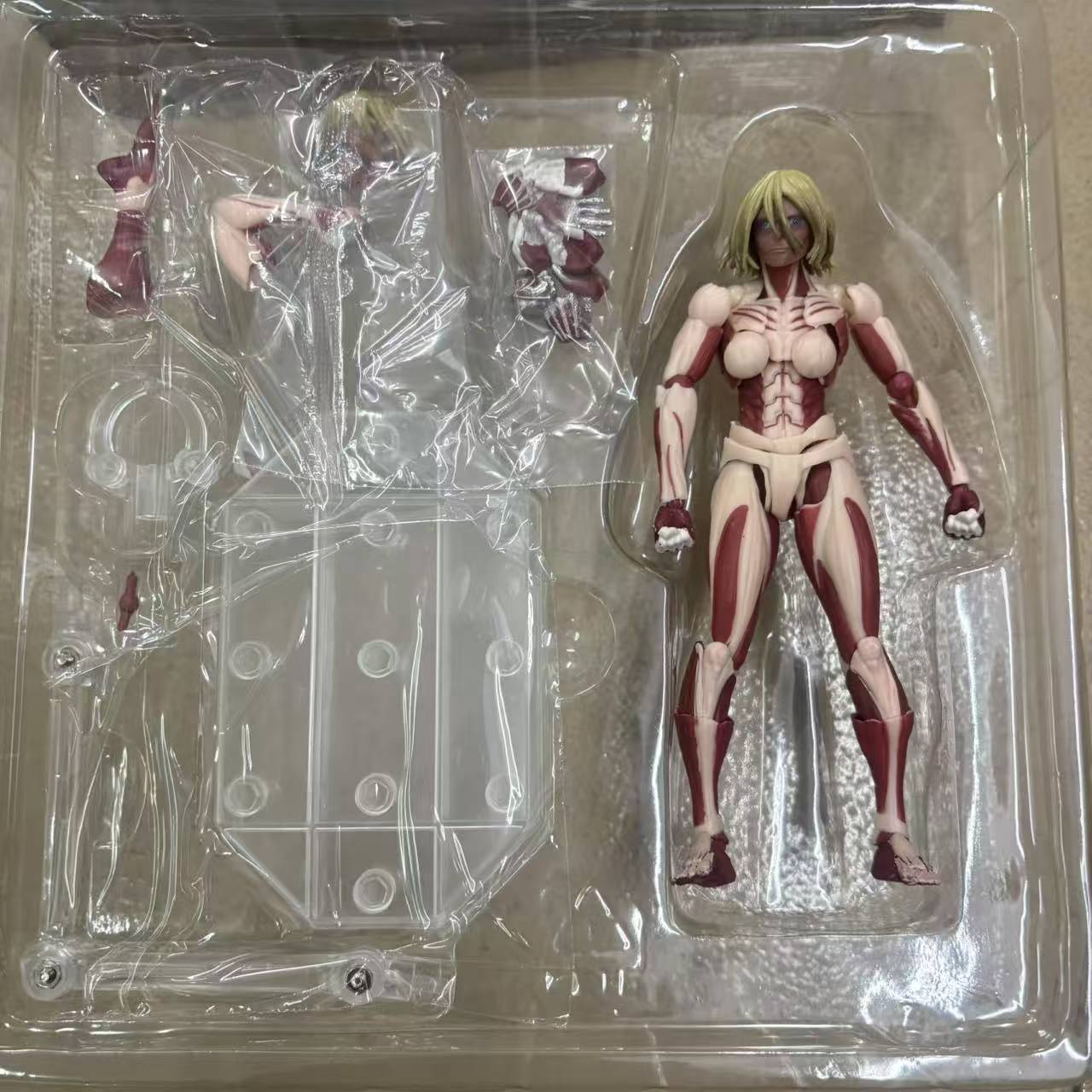 

Latest Attack On Titan Allen Female Giant Annie Leonhart Poseable Action Figure Model Cool Collectible Figurine Designed For Anime Fans Present