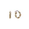 Tirrlirr Tizen Maximized Twist Silver Combination Earrings Tedsvc14032M