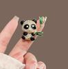 Chinese Style Animal Panda Brooch Alloy Women's Jewelry Valentine's Day Birthday Gift Practical Clothing Backpack