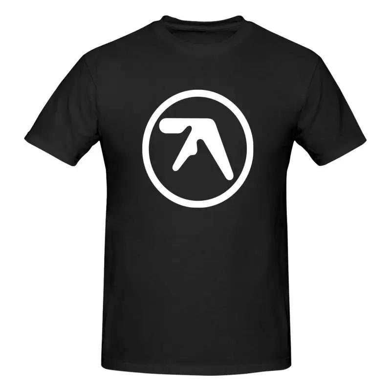 

Aphex Twin Print Graphic T Shirts Summer Short Sleeve Tees Men Cotton Casual Large Size T-shirts 6XL Men Clothing Streetwear S чёрный
