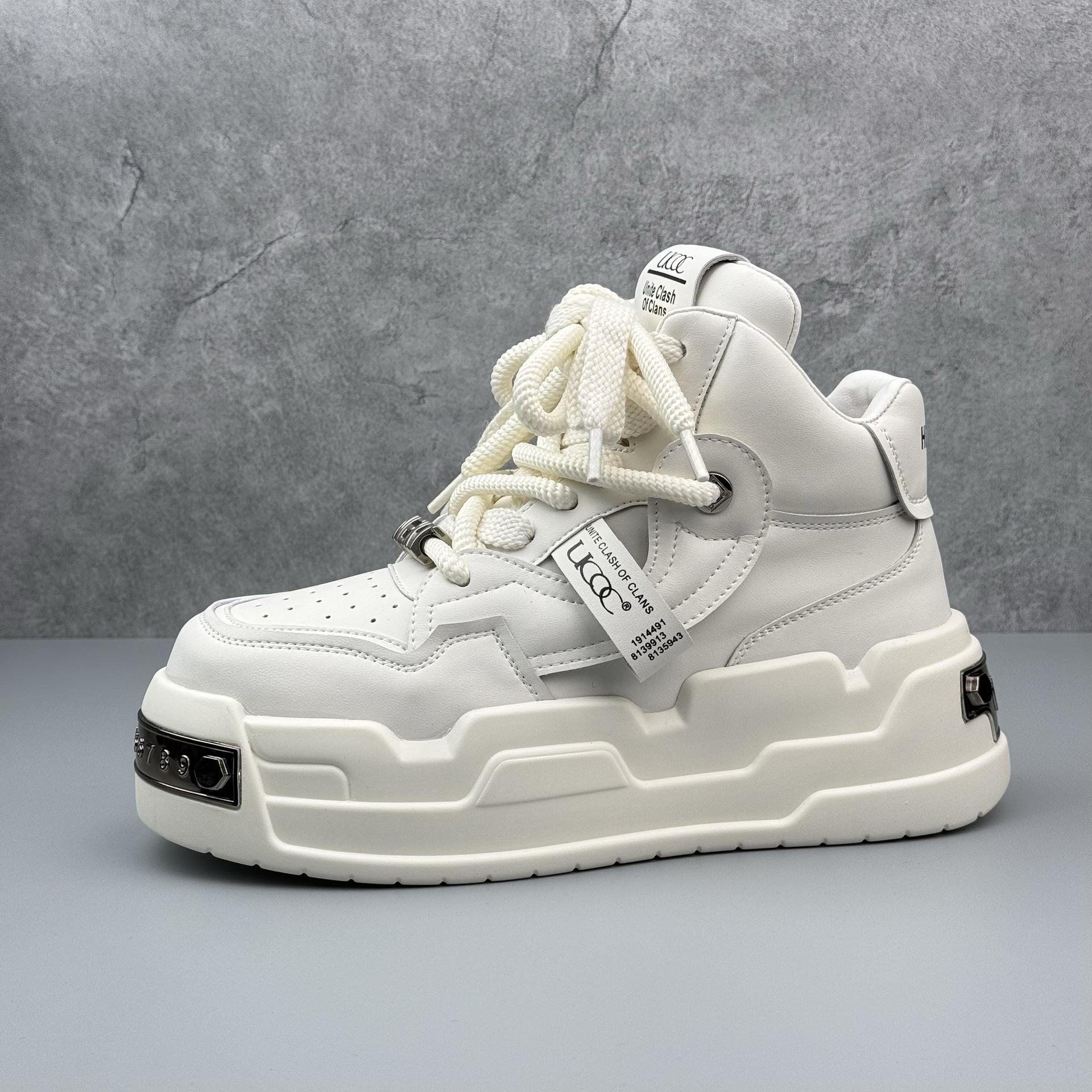 

Men s High-Top Sneakers 2025: Autumn Thick-Soled, Height-Boosting, Niche Design, Fashionable & Versatile Trendsetter Shoes Size runs large: order one size smaller