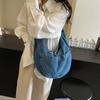 Denim Bag Women Tote Bag Student Class Large Capacity Shoulder Bag Crossbody Bag